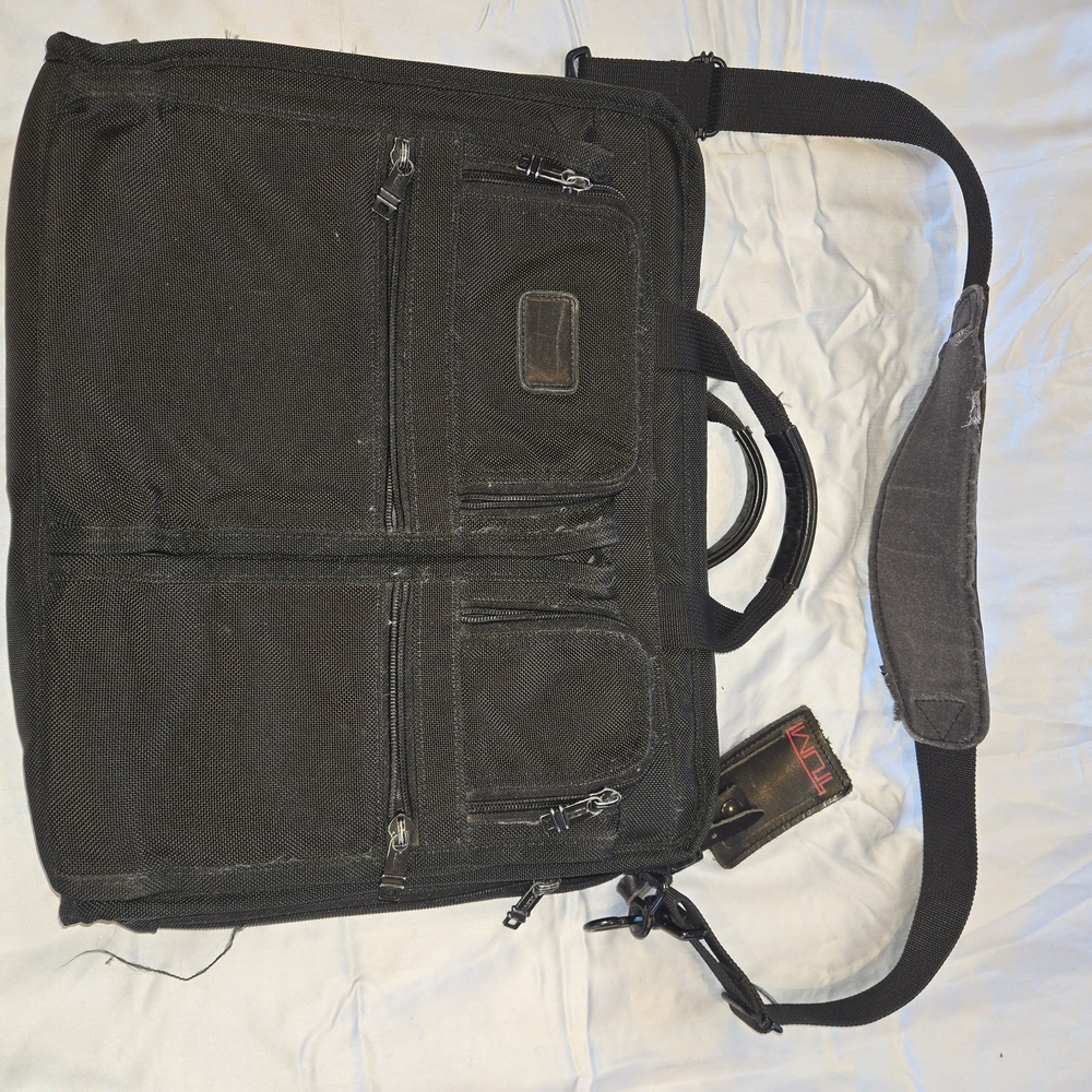Tumi Briefcase As Is Black Men's Bag
